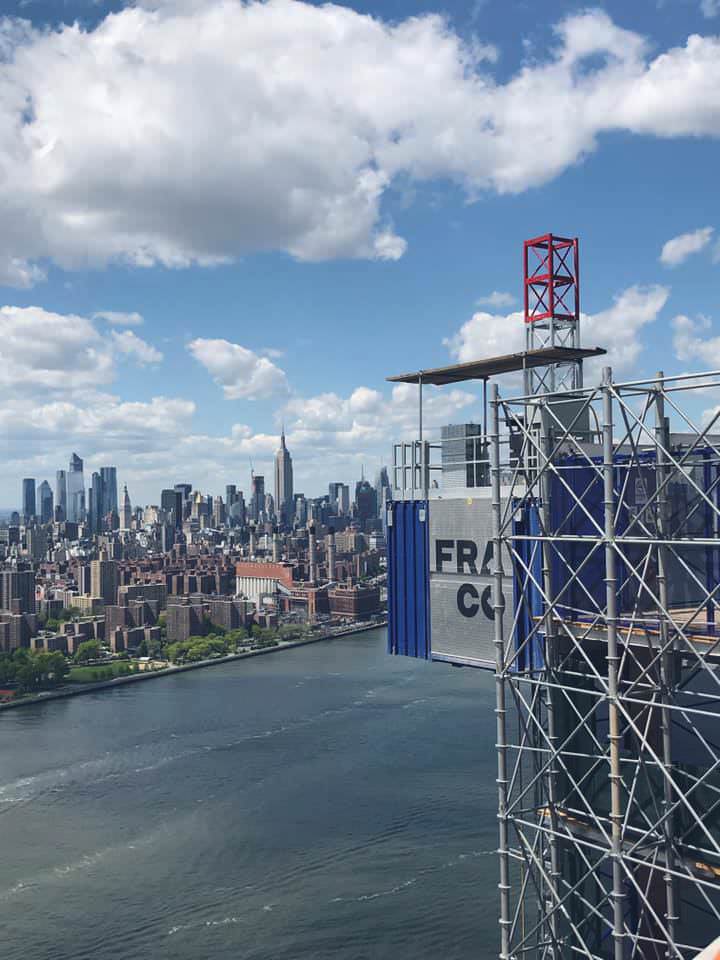 Construction hoists for passengers and materials