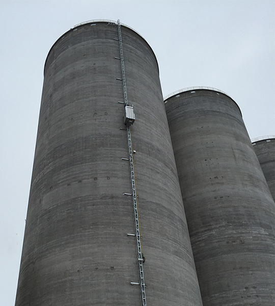 Permanent industrial elevators